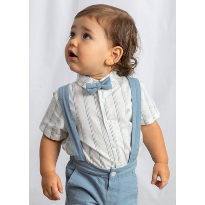 Mayoral - Completo  bermuda 3 pezzi lino