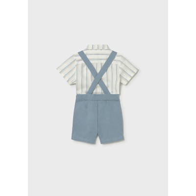 Mayoral - Completo  bermuda 3 pezzi lino