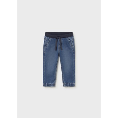 Mayoral - Pantalone soft denim jogger