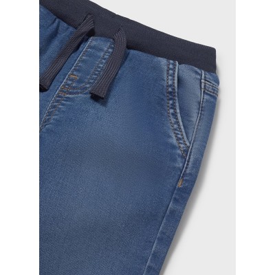 Mayoral - Pantalone soft denim jogger