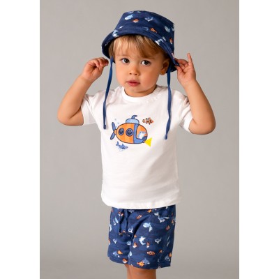 Mayoral - Completo  punto print con cappell