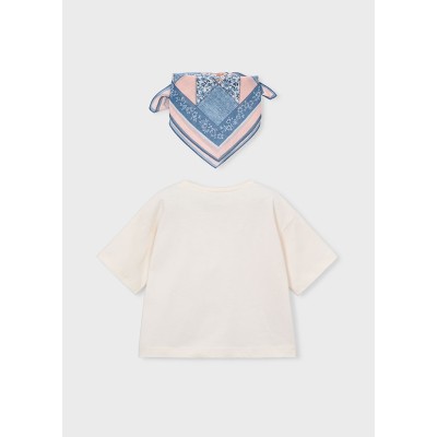 Mayoral - Maglietta manica corta    foulard