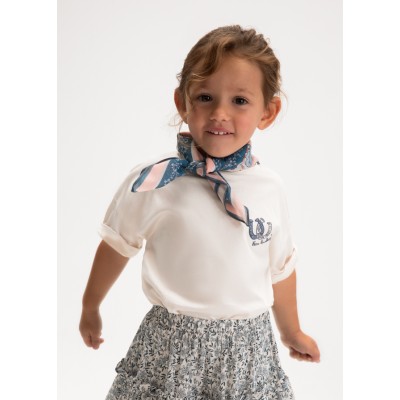 Mayoral - Maglietta manica corta    foulard