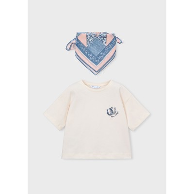 Mayoral - Maglietta manica corta    foulard