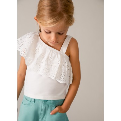 Mayoral - Maglietta canottiera perforat