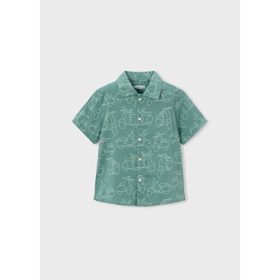 Mayoral - Camicia manica corta     stampata