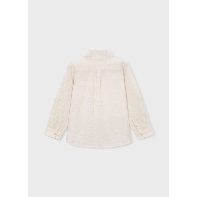 Mayoral - Camicia manica lunga   lino