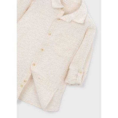 Mayoral - Camicia manica lunga   lino