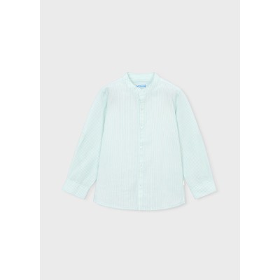 Mayoral - Camicia manica lunga   c/coreana righe