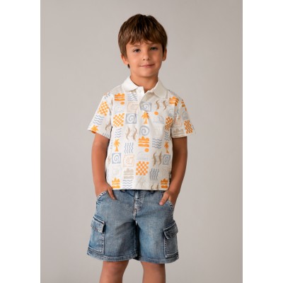 Mayoral - Super bermuda denim cargo