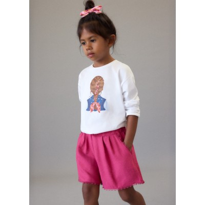 Mayoral - Pantalone corto merletto