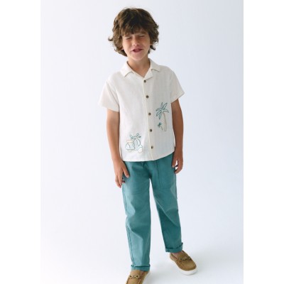 Mayoral - Pantalone jogger lino