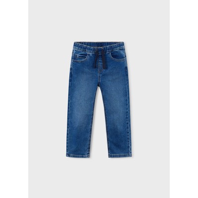 Mayoral - Pantalone soft denim jogger