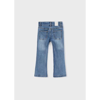 Mayoral - Pantalone denim flare low wais