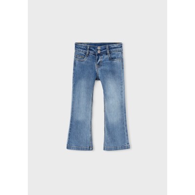 Mayoral - Pantalone denim flare low wais