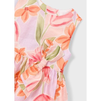 Mayoral - Vestitino bretelline stampato