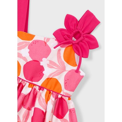 Mayoral - Vestito asimmetrico fiore