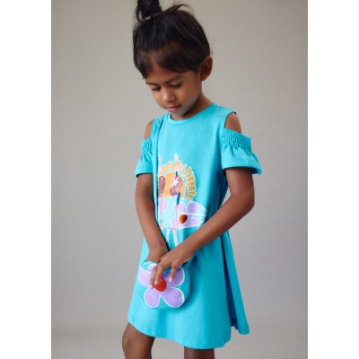 Mayoral - Vestito cut out borsa