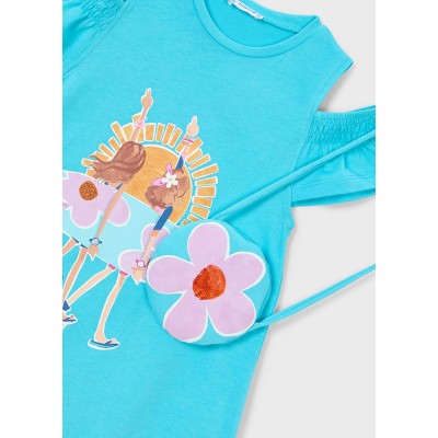 Mayoral - Vestito cut out borsa