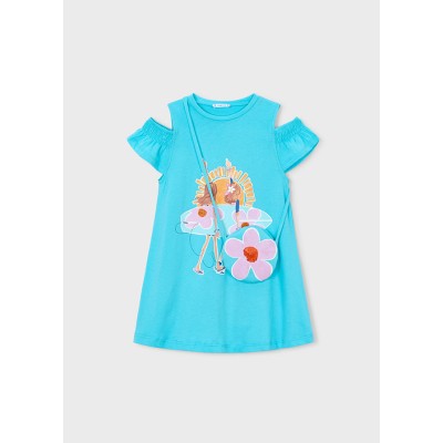 Mayoral - Vestito cut out borsa