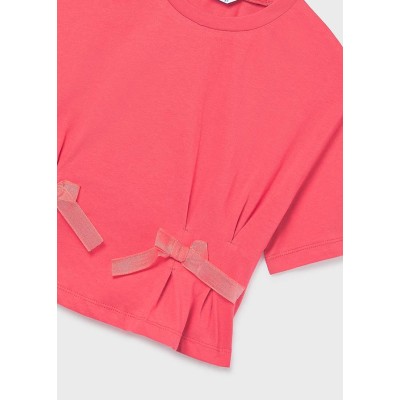 Mayoral - Maglietta manica corta    fiocchetti