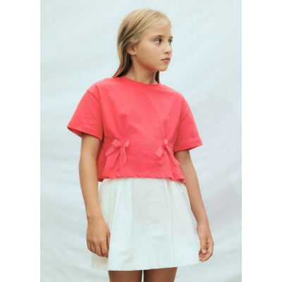 Mayoral - Maglietta manica corta    fiocchetti