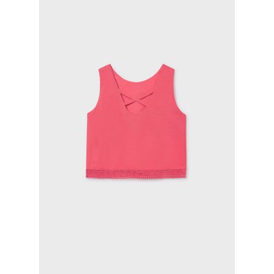 Mayoral - Blusa cinta ricamo