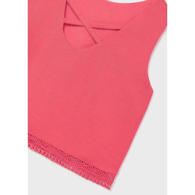 Mayoral - Blusa cinta ricamo