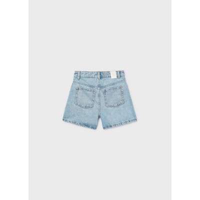 Mayoral - Pantalone corto jeans borchiet