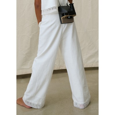 Mayoral - Pantalone lungo cinta ricamo