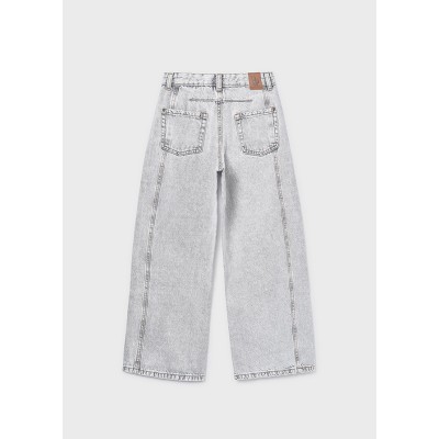 Mayoral - Pantalone lungo jeans wide leg