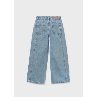 Mayoral - Pantalone lungo jeans wide leg