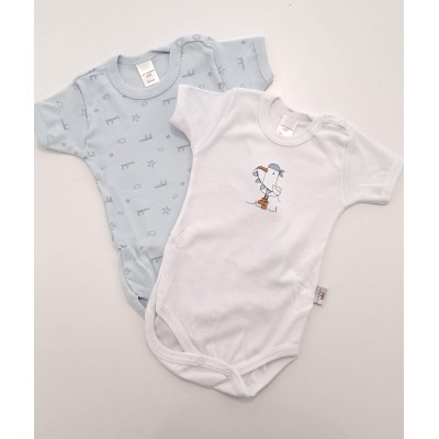 Coppia di body mezza manica Gabbiano Noibel