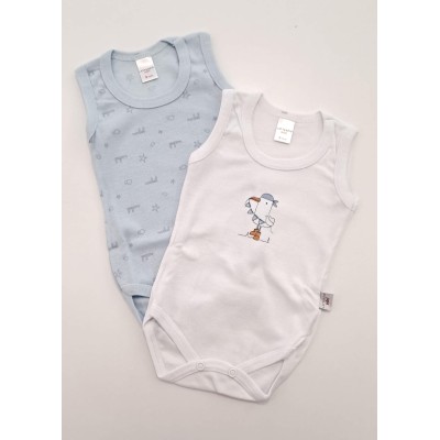 Coppia di body spalla larga Gabbiano Noibel