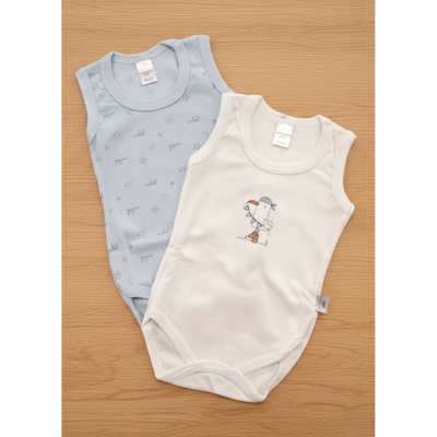 Coppia di body spalla larga Gabbiano Noibel