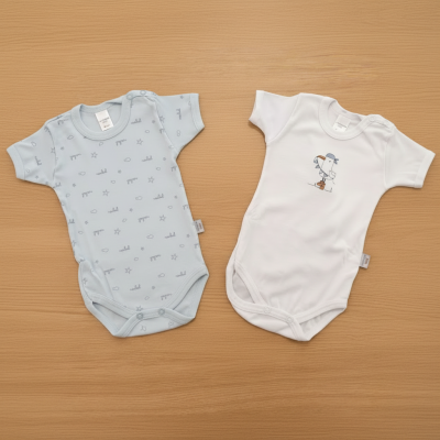 Coppia di body mezza manica Gabbiano Noibel