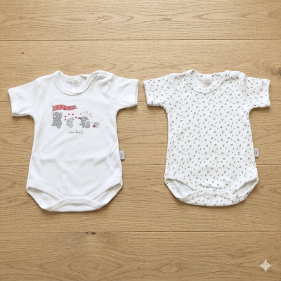 Coppia Body M/M cotone orsetto