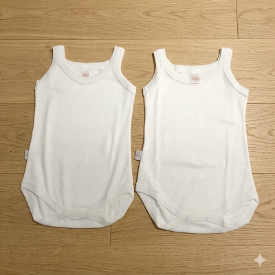 Coppia body neonato spalla stretta Noibel