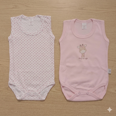 Coppia di body spalla larga giraffa Noibel