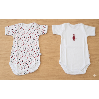 Coppia body caldo cotone bambolina Noibel