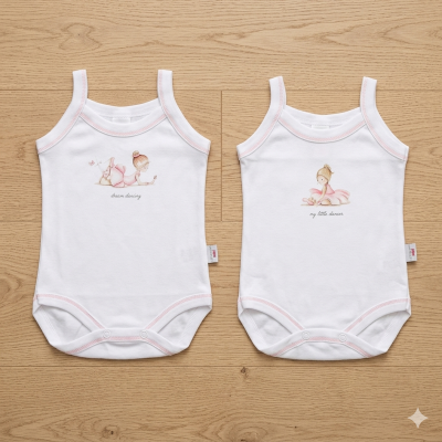 Coppia di body spalla stretta Noibel