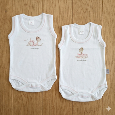 Coppia di body spalla larga Noibel