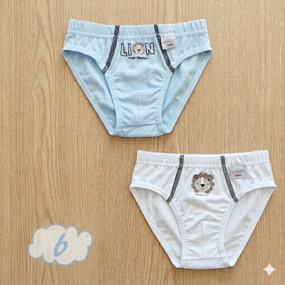 Coppia di slip leone Noibel