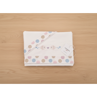 Lenzuolino culla tre pezzi Pesciolino Noibel