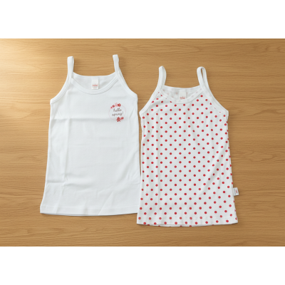 Coppia canotte Noibel cotone spalla stretta