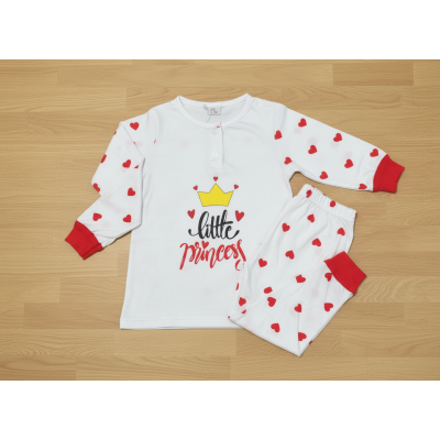 Pigiama M/L cotone cuori
