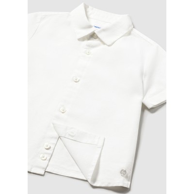 Mayoral - Camicia manica corta lino