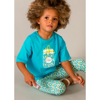 Mayoral - Completo leggings con Maglietta manica corta oversize