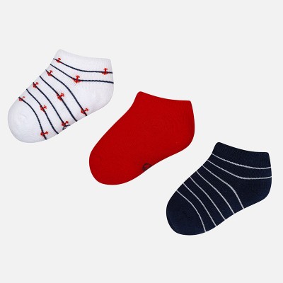 Set 3 paia di calze corte in cotone bambino Mayoral