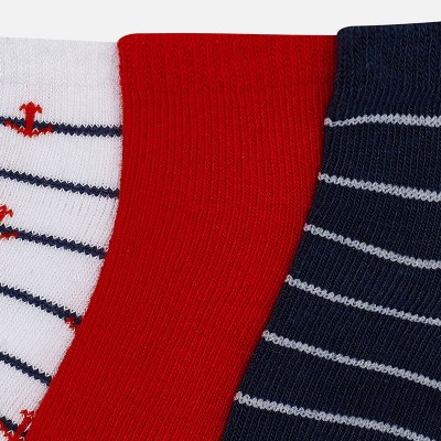 Set 3 paia di calze corte in cotone bambino Mayoral